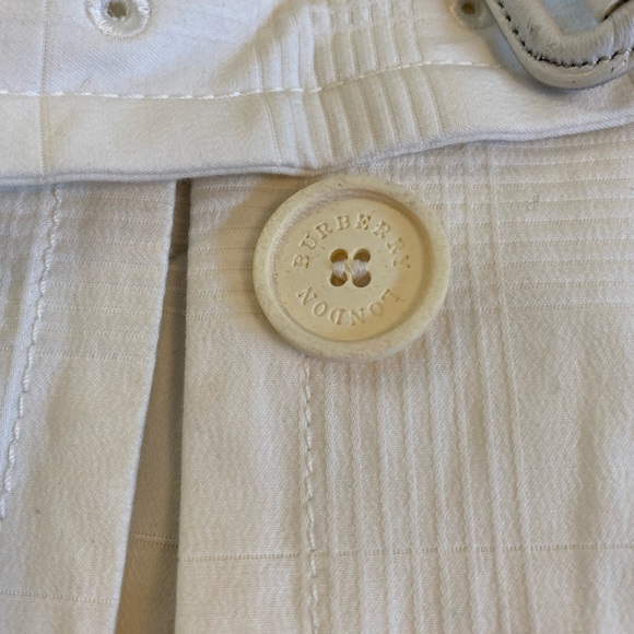 Burberry white/cream trench coat UK10 - Picture 9 of 17